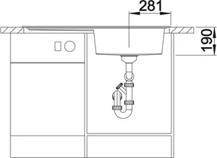 Blanco ZENAR XL 6 S lewa tartufo 524007 - Zlewozmywaki - miniaturka - grafika 5