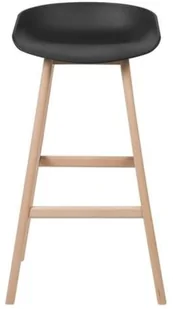 Beliani Zestaw 2 krzeseł barowych czarny MICCO - Krzesła - miniaturka - grafika 3