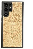 Etui i futerały do telefonów - Bewood Drewniane etui Samsung Galaxy S22 Ultra Kalendarz Aztecki Aniegre BWD09345 - miniaturka - grafika 1