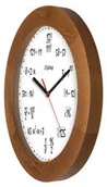 Zegary - Atrix Zegar drewniany solid matma #7 ATW300M5 - miniaturka - grafika 1