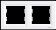 Klawisze i ramki - Schneider Electric eph5800221 ramka 2 elementów, biały EPH5800221 - miniaturka - grafika 1