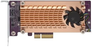 QNAP Karta rozszerzeń do serwera NAS QNAP QM2-2S-220A PCI-E x2 Gen 2 2x M.2 SATA 22110/2280 LP + pakiet ochronny Care Pack w cenie tylko na Redcoon.pl Sprawdź! - Kontrolery - miniaturka - grafika 4