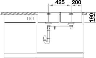 Blanco ANDANO 400/400-IF 522985 - Zlewozmywaki - miniaturka - grafika 5