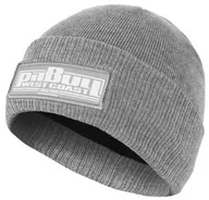 Czapki dla dzieci - Pit Bull sklep CZAPKA ZIMOWA BEANIE PIT BULL ONE TONE BOXING GREY - miniaturka - grafika 1