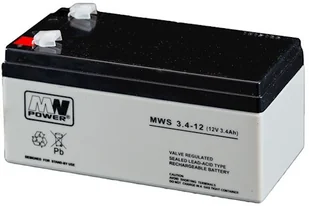 Akumulator żelowy 12V/3,4Ah MWS T1 - Akumulatory ogólnego zastosowania - miniaturka - grafika 5
