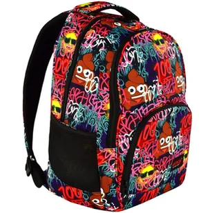 ST-MAJEWSKI Plecak 3-komorowy EMOJI - Artykuły biurowe - miniaturka - grafika 4