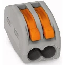 Wago Szybkozłączka uniwersalna 2 x 0,08-4 mm2 z dźwigniami zwalniającymi 222-412 - Akcesoria do oświetlenia - miniaturka - grafika 2