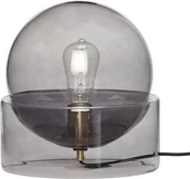 Lampy stojące - Hubsch Lampa stołowa przydymione szkło szklana 990908 - miniaturka - grafika 1