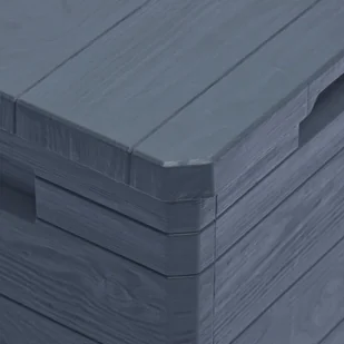 vidaXL Skrzynia ogrodowa, 90 L, antracytowa vidaXL - Pozostałe meble ogrodowe - miniaturka - grafika 3