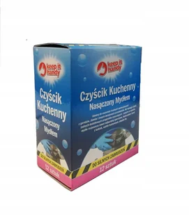 Czyścik zmywak kuchenny nasączony mydłem 12 sztuk - Ściereczki, gąbki, czyściki - miniaturka - grafika 3