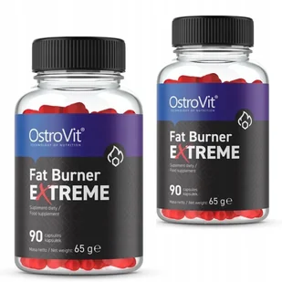 Ostrovit Fat Burner Extreme 90caps - Spalacze tłuszczu - miniaturka - grafika 2