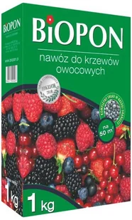 Biopon Nawóz do krzewów owocowych, karton 1kg, marki - Nawozy ogrodnicze - miniaturka - grafika 2
