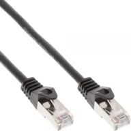 Kable miedziane - InLine Patchcord F/UTP Cat.5e czarny 7m 71507S 71507S - miniaturka - grafika 1