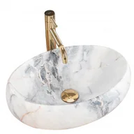 Umywalki - Rea U8567 Linda Granit Matt Umywalka nablatowa - miniaturka - grafika 1