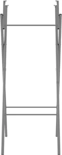 vidaXL Składane nogi do stołu, srebrne, 45x55x112 cm, stal - Meble modułowe i akcesoria - miniaturka - grafika 4