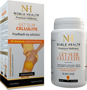 NOBLE HEALTH SP.O.O. NOBLE HEALTH  GET SLIM CELLULITE - 45 tabl. 3092241 - Spalacze tłuszczu - miniaturka - grafika 3