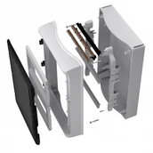 Rozdzielnie elektryczne - Marlanvil SpA Rozdzielnica natynkowa HIGHT IP65 24 (12+12) modułowa transparentne drzwi 940.24.1 M-L 1457 940.24.1 - miniaturka - grafika 1