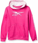 Koszulki sportowe męskie - Reebok Dziewczęcy T-shirt z krótkim rękawem Lit Intl Outline różowy Shocking Pink 38 3728 - miniaturka - grafika 1