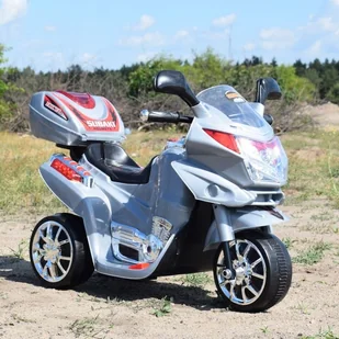 Super-Toys s Nowy motor,motorek B/ ST-C051 GB-C051-SREBRNY - Pojazdy elektryczne dla dzieci - miniaturka - grafika 25