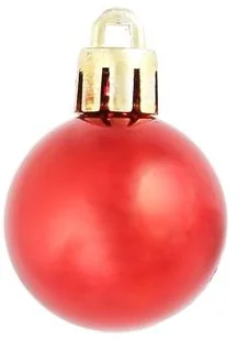 vidaXL Zestaw bombek, 100 elementów, czerwony/złoty/zielony vidaXL - Bombki - miniaturka - grafika 6