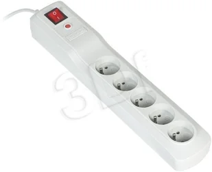 ActiveJet Listwa zasilająca przepięciowa SUPREME 5C (5szt. gniazd szary 1,5m) ZASACJLIS0067 - Listwy zasilające - miniaturka - grafika 2