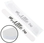 Akcesoria do paznokci - Allelac Pilnik do paznokci Bezpieczny Pakiet Allle prosty biały środek 180/240 CU-12 High Quality - miniaturka - grafika 1
