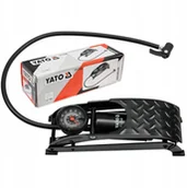 Pompki rowerowe - Yato Pompka Nożna 1 Tłok + Akcesoria YT-7349 - miniaturka - grafika 1