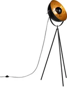 Lampy stojące - QAZQA Industrialna lampa podłogowa trójnóg czarna 40cm - Magna Eglip - miniaturka - grafika 1
