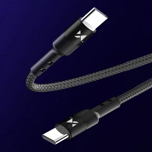 Wozinsky kabel przewód USB Typ C - USB Typ C Power Delivery 18W 1m czarny (WUC-PD-CC1B) - Kable USB - miniaturka - grafika 12