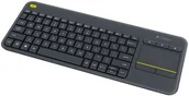 Klawiatury - Logitech Wireless Touch K400 Plus czarna (920-007145 (do TV)) - miniaturka - grafika 1