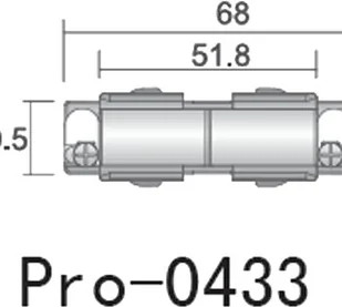 Shilo Łącznik szynoprzewodu czarny 8113 - Lampy pozostałe - miniaturka - grafika 2