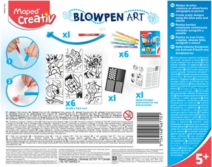 Maped Flamastry dmuchane POP'ART z szablonami 846715 Creativ 728412 - Zabawki kreatywne - miniaturka - grafika 13