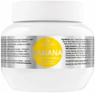 Maski do włosów - Maska do włosów wzmacniająca Kallos Banana multivitamin complex mask 275ml - miniaturka - grafika 1