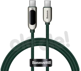 Baseus Display Power Delivery 100W 1m zielony CATSK-B06 - Kable USB - miniaturka - grafika 2