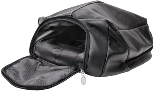 McKlein Czarny plecak podróżny South Shore ze skóry naturalnej na laptopa 17" - Torby na laptopy - miniaturka - grafika 5