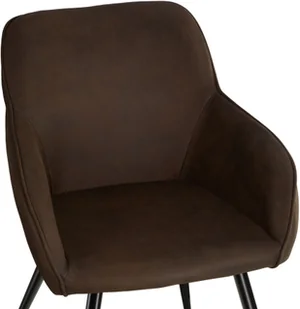tectake Krzesło Marilyn - ciemnobrązowo-czarne 403668 - Krzesła tectake Krzesło Marilyn - ciemnobrązowo-czarne 403668 - Krzesła - miniaturka - grafika 4