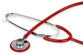Urządzenia medyczne - GIMA TRAD SINGLE HEAD STETHOSCOPE - red Stetoskop TOW006735 - miniaturka - grafika 1