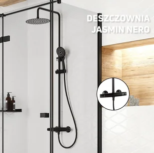 Deante Deszczownia z baterią termostatyczną Jasmin nero - czarna NAC_N4GT - ZNALAZŁEŚ TANIEJ$73 ZADZWOŃ 726 713 313 NAC_N4GT - Zestawy prysznicowe - miniaturka - grafika 3