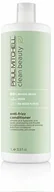 Odżywki do włosów - Paul Mitchell Clean Beauty Smooth Anti-Frizz Conditioner wegańska odżywka do pielęgnacji włosów zniszczonych, pielęgnacja włosów z olejkiem migdałowym 1000 ml 121154 - miniaturka - grafika 1