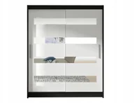 Szafy - Szafa Przesuwna Pesto XIII - duża Szafa z Lustrem - miniaturka - grafika 1