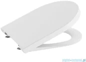 Deski sedesowe - Roca Inspira Round Compacto deska wolnoopadająca biała matowa A80152C62B - miniaturka - grafika 1