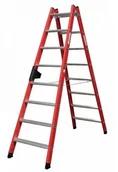 Rusztowania - Krause drabina dwustronna z podłużnicami z tworzywa sztucznego 2x8 stopni 815446 815446 - miniaturka - grafika 1