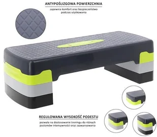 HMS AS002 GREEN/GREY STEP DO AEROBIKU - Steppery i stepy - miniaturka - grafika 11