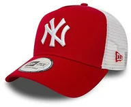 Baseball, krykiet, palant - New Era Clean Trucker 2 Adjustable Cap NY Yankees Czerwony Red White, kolor: czerwony , rozmiar: jeden rozmiar (11588488) - miniaturka - grafika 1