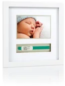 Ramki na zdjęcia - Pearhead p63012 I.D. Bracelet Frame Deluxe, ramka na zdjęcia do przechowywania z okazji narodzin Arm Bands, biały - miniaturka - grafika 1