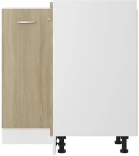 vidaXL Szafka narożna, dąb sonoma, 75,5x75,5x80,5 cm, płyta wiórowa - Szafki kuchenne - miniaturka - grafika 8