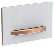 Przyciski spłukujące - Geberit Sigma50 Przycisk spłukujący biały/czerwone złoto 115.670.11.2 - miniaturka - grafika 1
