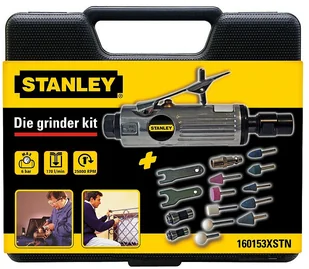 Stanley Szlifierka prosta pneumatyczna + akcesoria (NU160153XSTN) - Szlifierki i polerki - miniaturka - grafika 2