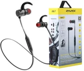 Słuchawki - Awei AK 7 czarne - miniaturka - grafika 1