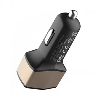 Nillkin Celerity Car Charger Ładowarka samochodowa 2x USB + USB-C Gold) 10_15619 - Ładowarki samochodowe - miniaturka - grafika 2